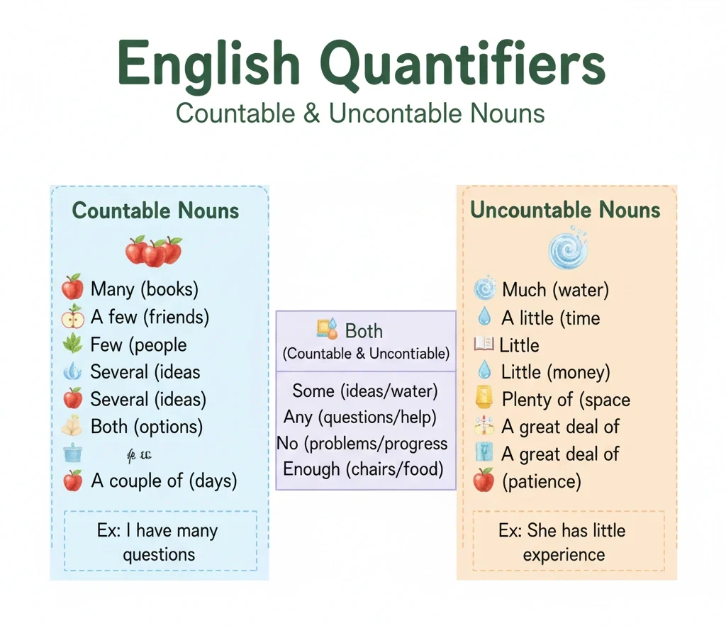 کاربرد کمیتسنجها در جملات به زبان ساده و با مثال 3 کاربرد کمیتسنجها