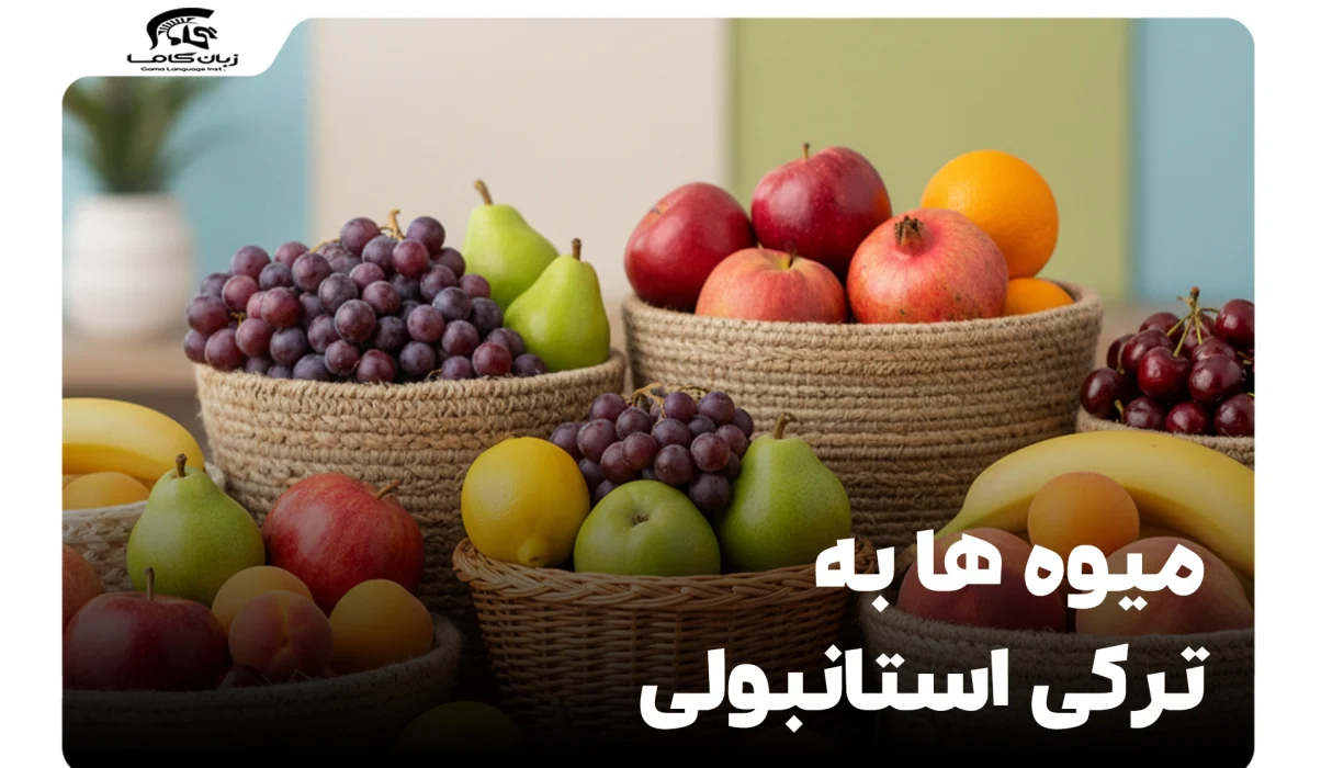 میوه ها به ترکی استانبولی