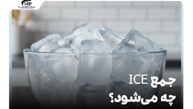 جمع ice چه می‌شود؟