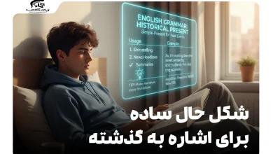 شکل حال ساده برای اشاره به گذشته