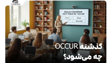 گذشته occur چه می‌شود
