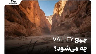 جمع valley چه می‌شود؟