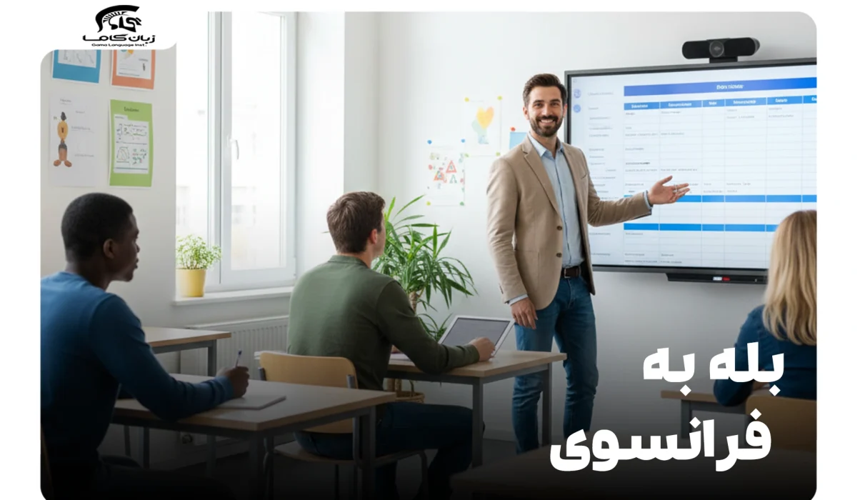 بله به فرانسوی